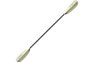 Cannon Paddles Nokomis Hybrid Touring Kayak Paddle with Ivory Fiberglass Reinforced Polymer Blades (2-Piece)