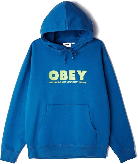 felpa obey verde