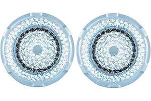 Azonbey Brush Head Replacements Compatible with Clarisonic Mia 1, Mia 2, Mia Fit, Alpha Fit, Smart Profile Uplift and Alpha Fit Face Cleaning Brush Heads (Delicate-2Pack)