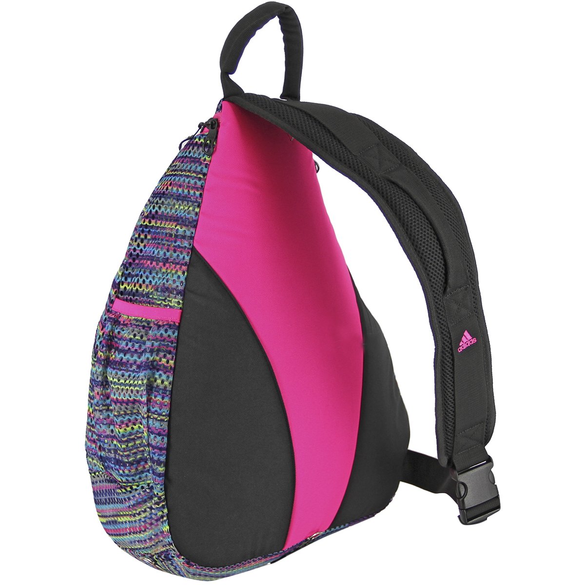 Galleon Adidas Vista Mesh Sling Backpack, Skyler Print/Shock Pink