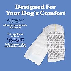 Simple Solution Disposable Dog Diapers Wraps for