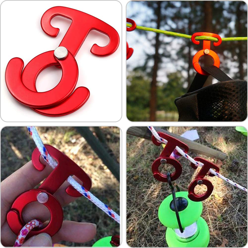 Belt Tensioner Pulley Ultralight Tarp Poles coffled . 7 Different Red