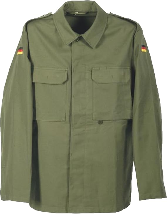 Genuine German Military Army Issue OD Moleskin Field Jacket Grade 1 (44