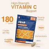 Zipvit Vitamin C 1000mg with Rosehip & Bioflavonoids, Vegan 180 tablets view 4