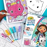 Crayola Color Wonder Gabby’s Dollhouse Mess Free Colouring Book 18 Pages view 6