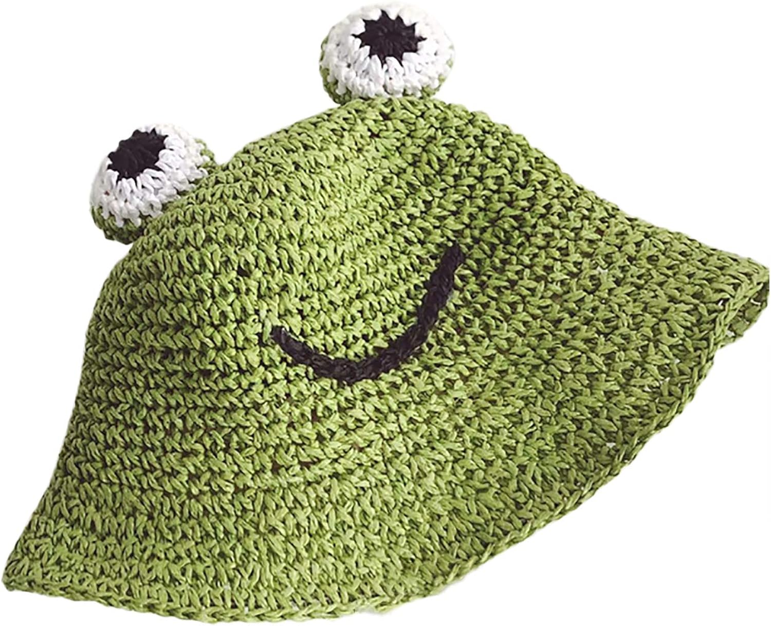 Cute Frog Bucket Hat, Children Summer Bucket Sun Hat for Toddler Kids