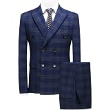 Slim Fit 3 Piece Checked Suits 