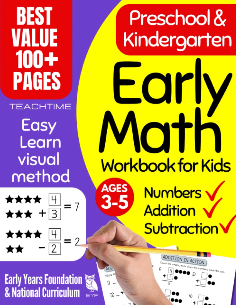 Early Math Workbook for Kids: Preschool