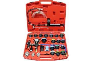 JoyFans Coolant Pressure Tester Kit, Cooling System Coolant Vacuum Refill Kit Automotive Tools Works on Radiator Leak Test & Coolant Fill Purge Service for Cars Trucks Airlift