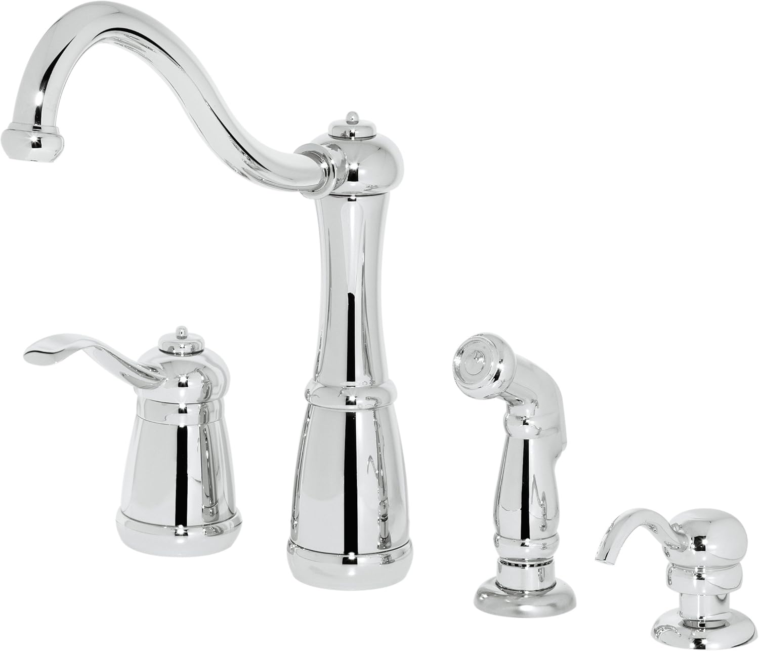 Best Pfister Chrome Pull Down Kitchen Faucet