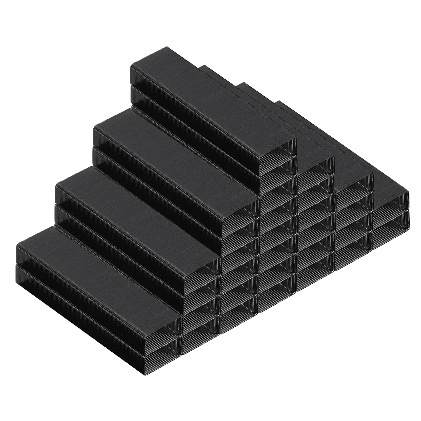 PATIKIL Staples for Stapler, 2 Pack(1000Pcs Each) 26/6 Standard 1/4 Inch Jam Free Black Home Office Supplies