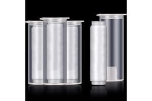 Skylety 2/4/8 Pieces Fishing Thread Nylon Elastic Invisible Magic Fishing Line Bait Thread 0.2 mm Length 656 Feet Per Spool Stretchy Bait String Line Clear Storage Case