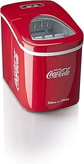 Salco Coca-Cola Eiswürfelmaschine SEB-14CC, Rot, Eiswürfel in 8-13 Minuten, mit Flaschenöffner COCA-COLA