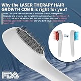 iKeener Red Blue Light Therapy Hair Growth Comb Portable Hair Loss Prevent view 9