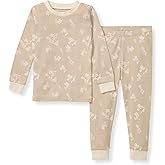 Burt's Bees Baby Girls' Pajamas, 2-Piece Long Sleeve Tee and Pants Organic Cotton PJ Set