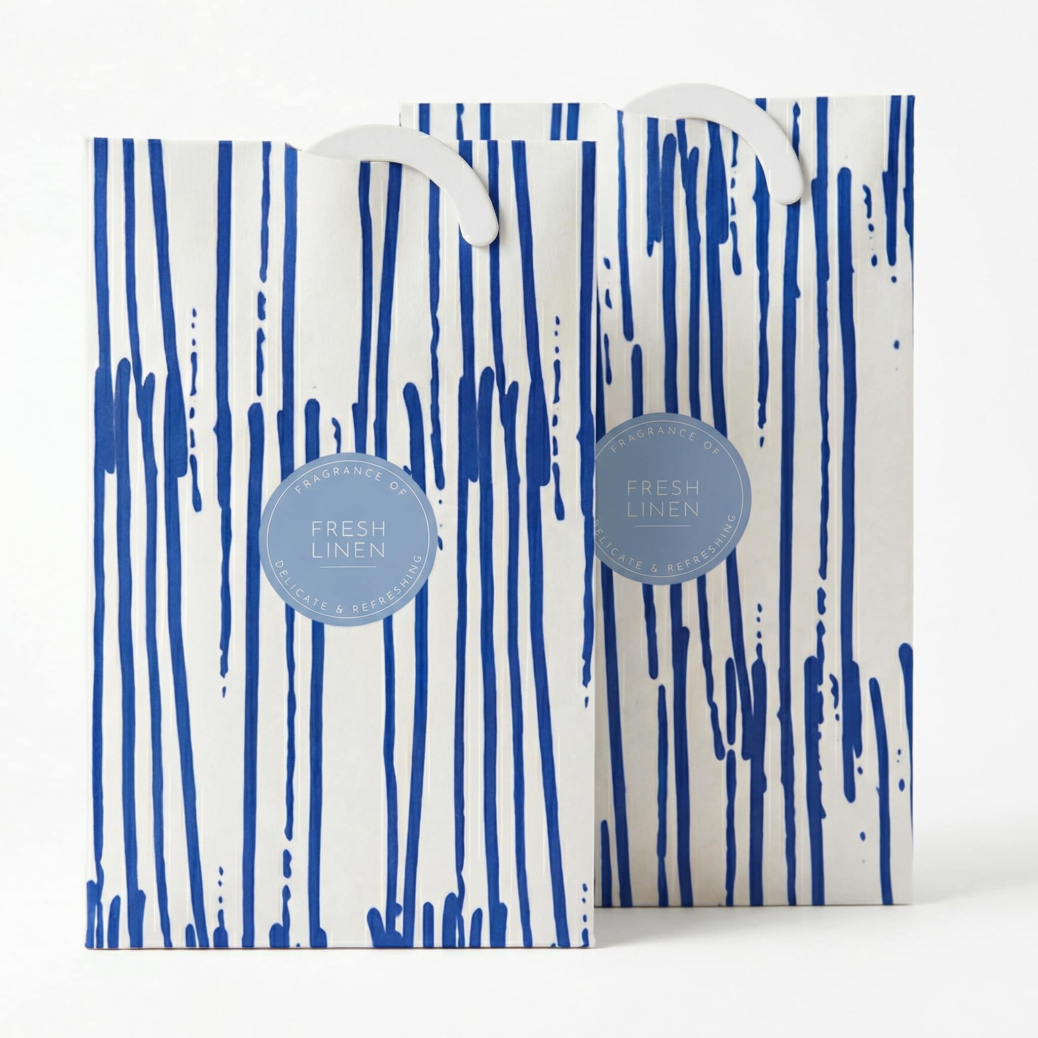 The Master Herbalist Linen Scented Wardrobe Freshener in a Japanese Ink Pen Design (Pack of 2)