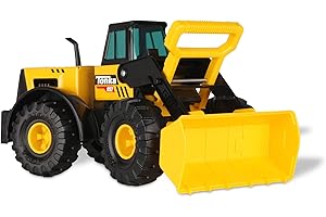Tonka Steel Classics, Classic Front Loader– Made with Steel & Sturdy Plastic, Yellow Friction Powered, Big Construction Truck, Boys and Girls, Toddlers Ages 3+, Birthday Gift, Holiday