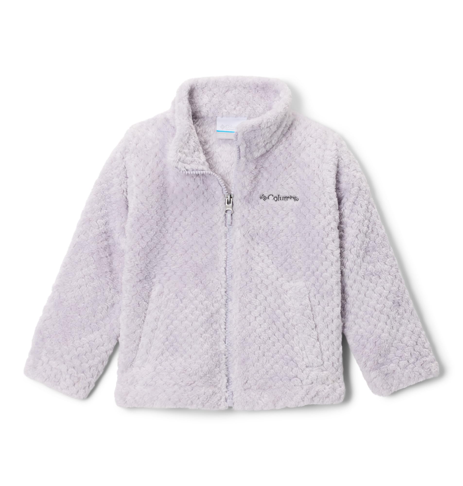 Columbia Youth Girls Toddler Fire Side Sherpa Full Zip Fleece Jacket, Lavender Pearl, 2T Image