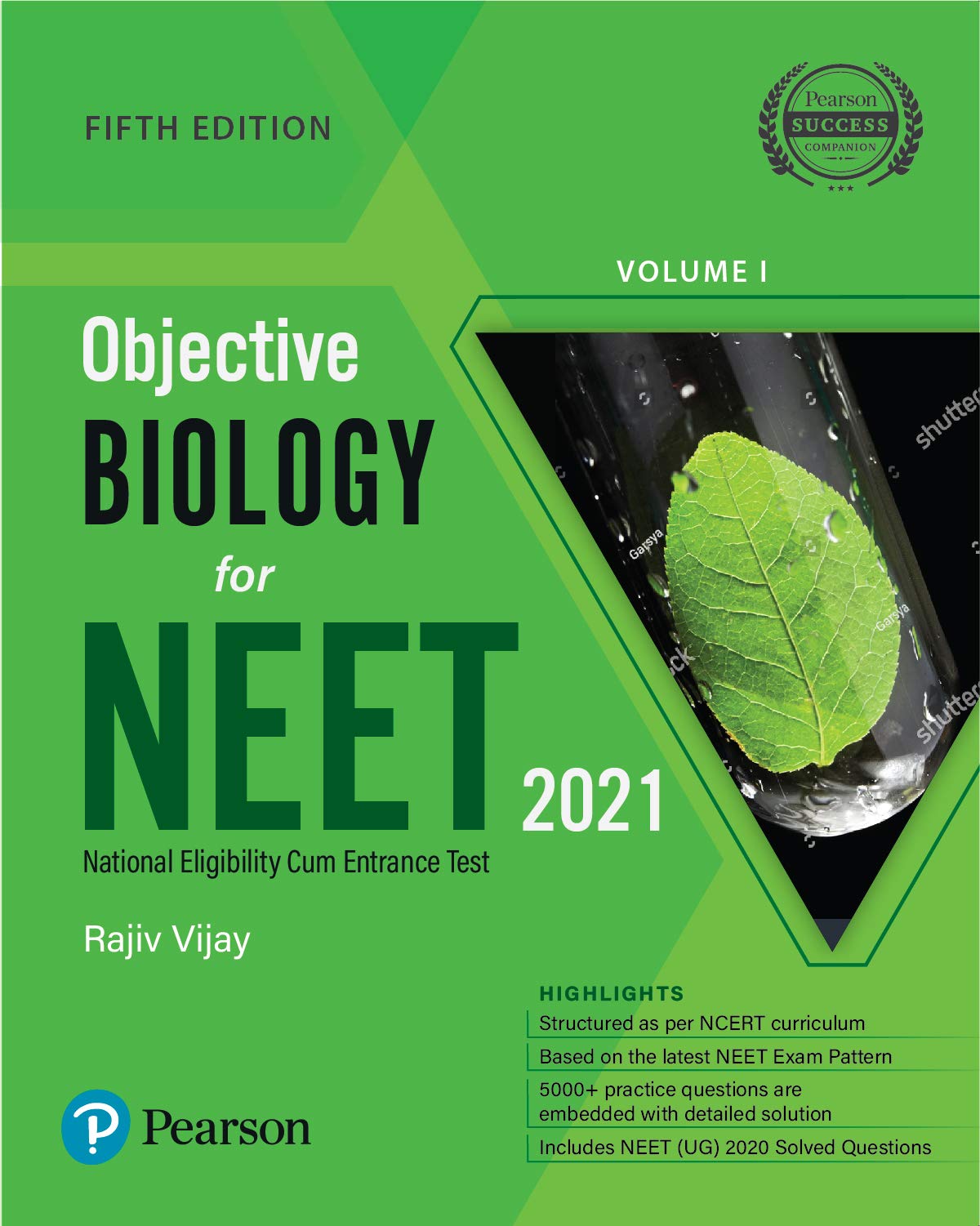 Objective Biology for NEET – Vol – I | Fifth Edition | By Pearson