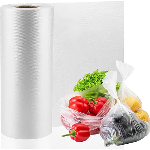 thumbnail interactive-video image 1 of Clear Plastic Produce Bag Roll – 12x20 Inch, 350 Bags Per Roll, 2 Rolls Total – Food Storage 1 of 6