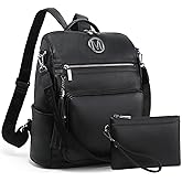 MKP COLLECTION Women Fashion Backpack Purse Convertible Large Rucksack Versatile Travel Shoulder Bags Handbag Set with Tassel