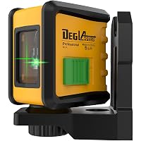 Niveau Laser Vert DEGLASERS 100ft - Auto-nivelant - Ligne Croisée - IP54 - Parfait Bricolage Et Pro