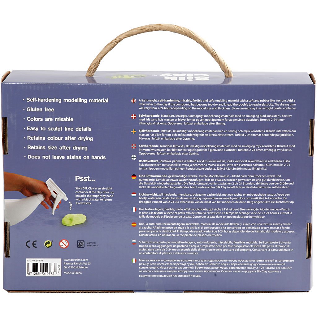 Silk Clay 98110 Set, asstd colours, 1set, multicoloured, 33.3 x 23.5 x 10 cm - Image 4