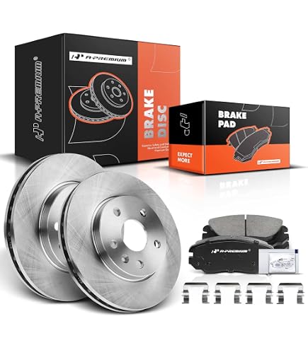 Premium Slotted Front Brake Rotors – 278mm, Fit Chevrolet, Oldsmobile, Pontiac – Midnight Autoparts