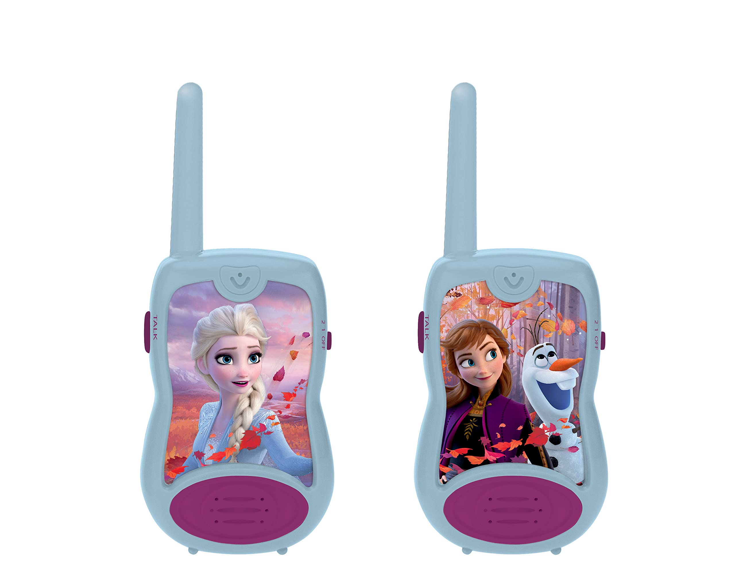 LEXIBOOK, Frozen, Walkie-Talkies 200m, Communication Game for Children, Belt Clip, 2 Communication Channels, Battery Operated, Blue, TW12FZ — image 1