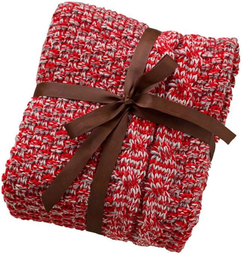 MEIRENTAN Mermaid Tail Blanket Crochet Mermaid Blanket Adult, Soft All Seasons Sleeping Blankets, Classic Pattern,19080cm,