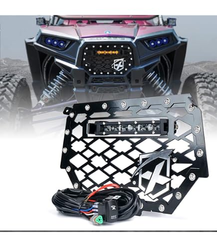 Amazon.com: Polaris 5455433-070 Black Front Fascia Grille RZR XP