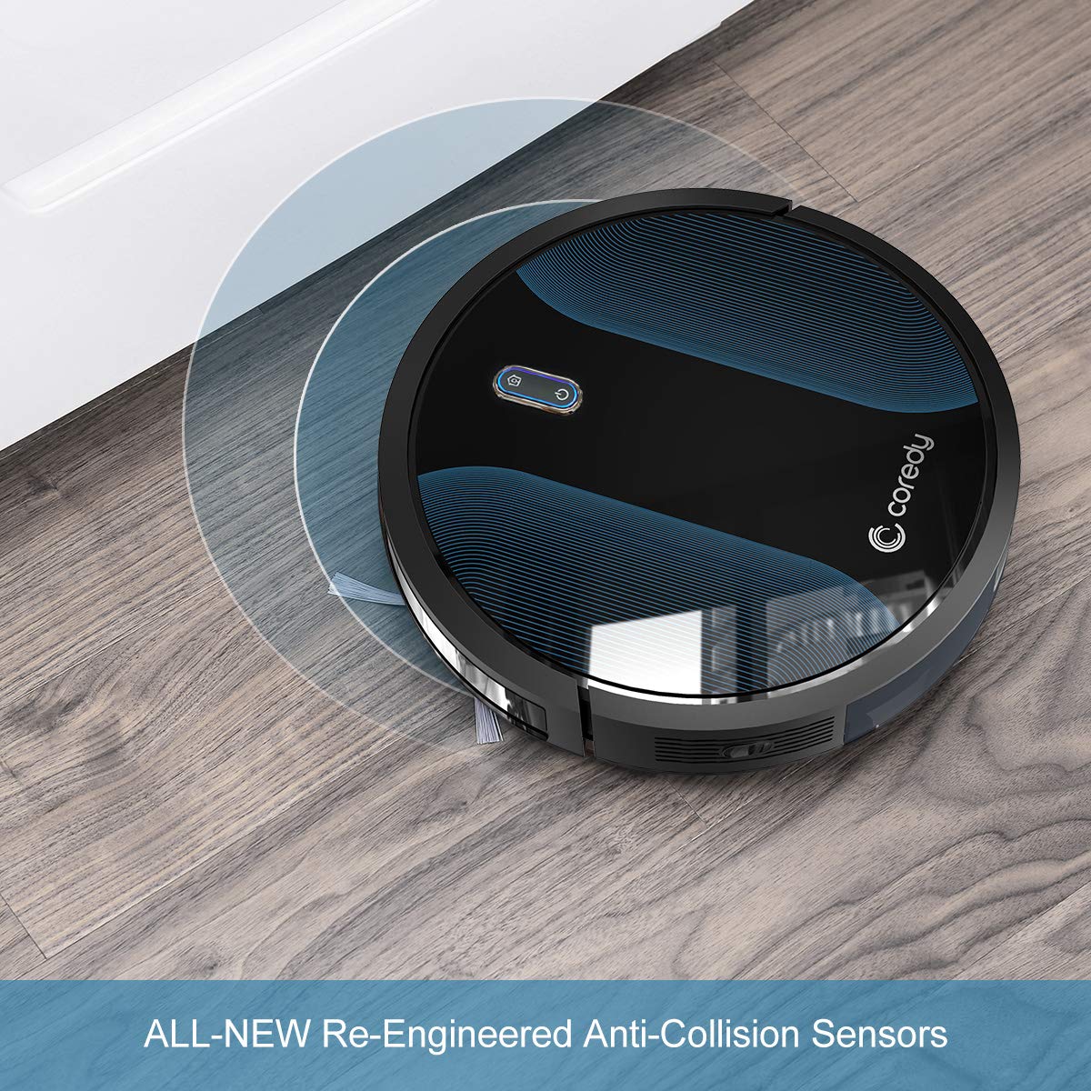 Coredy Robot Vacuum Cleaner, Fully Upgraded, Boundary Strip Supported