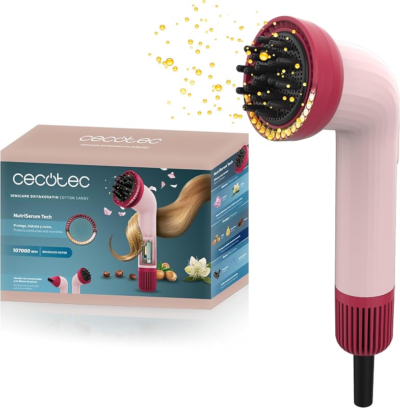 Haartrockner IoniCare Dry&Keratin Cotton Candy, 1200 W