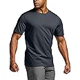 CQR Men's Short Sleeve Military Tactical T-Shirt, Athletic Gym Training Army Shirts, Outdoor Hiking Workout Shirt