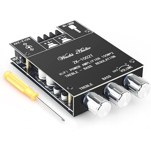 Amazon.com: ZK-1002Q 200W 2.0 Channel Bluetooth Amplifier Board