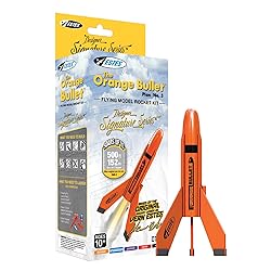 Estes 7295 Orange Bullet Rocket-Building