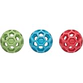 JW Pet Company Mini Hol-ee Roller Dog Toy, Colors Vary - Pack of 3
