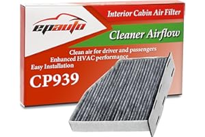 EPAuto CP939 (CUK2939) Cabin Air Filter, Replacement for Audi A3, Q3, TT, TT RS, TTS, Volkswagen Jetta, Passat, Golf, GTI, Ti