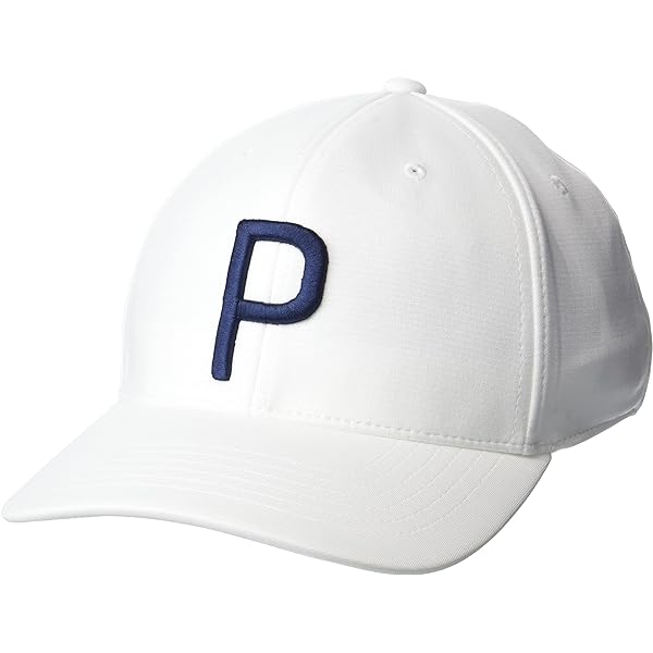 PGA TOUR Men's Perforated Oval Patch Golf Cap, Pre-Curved