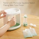 Momcozy Reusable Baby Food Pouches 3.4-4oz 10 Pack BPA Free Dishwasher Safe view 4