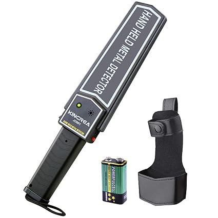 Amazon.com: KINCREA Hand Held Metal Detector Wand Security ...