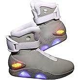 Fun Costumes Adult Light Up Back to the Future 2 II Shoes with Charging and Adjustable Straps - Officially Licensed
