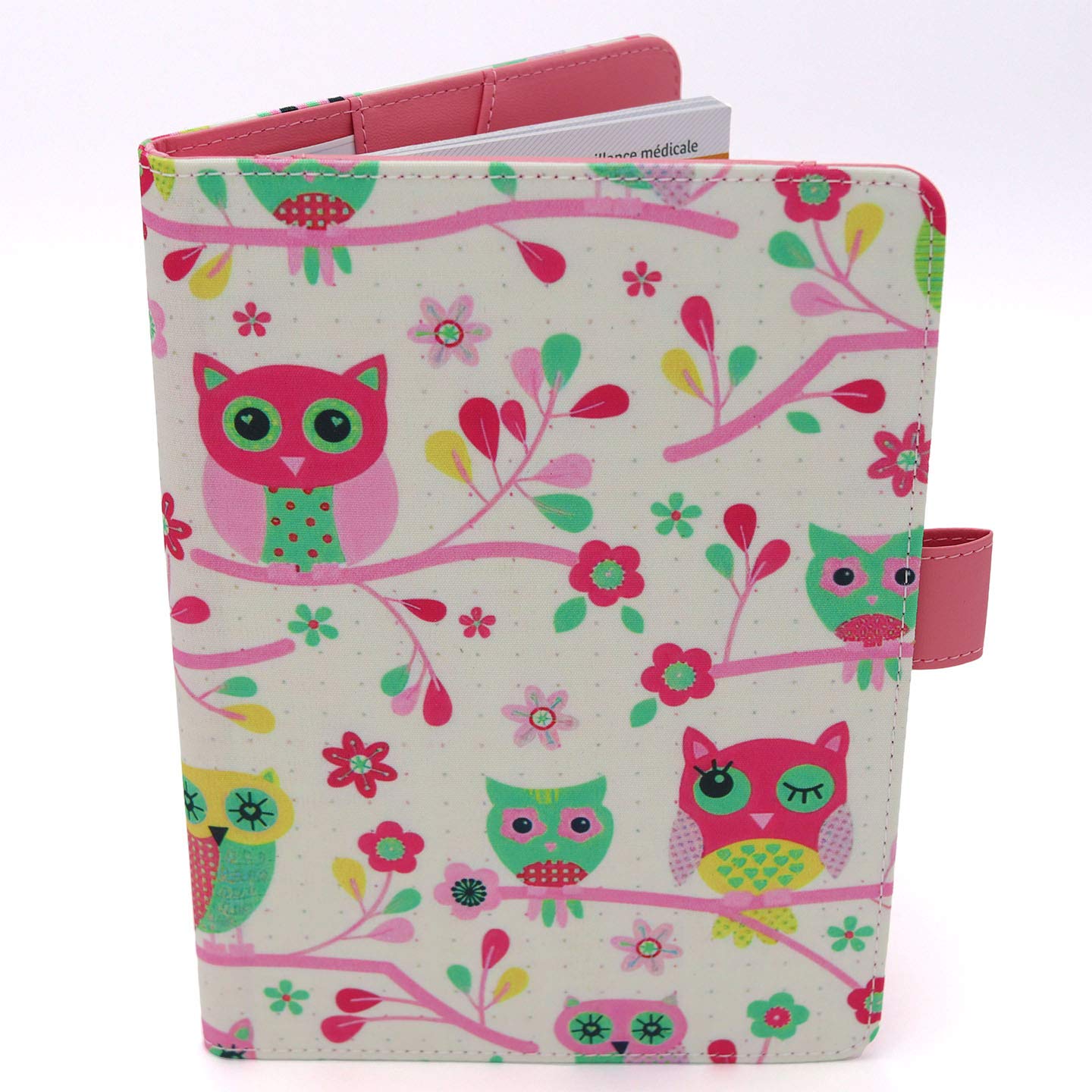 Oxrose Baby Health Booklet – Owl Pattern – A5 Format 15x21 cm – Discounts for Rangers The Orders