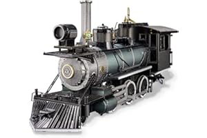 Piececool 3D Puzzle for Adults, Mogul Steam Engine Steamer 3D Metal Model Building Kits Challenging Assembly DIY Crafts Kits, Best Birthday Christams Gifts
