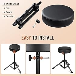 CAHAYA Drum Throne Height Drum Stools Padded Drum