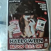31 Stück Halloween Blutbeutel - Grusel Trinkgefäße Für Horror Party