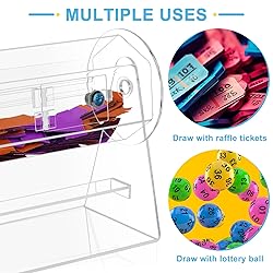 YUCHENGTECH Raffle Ticket Spinner with Handle