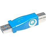 SMAKN&reg; USB3.0 Type A Male to Type B Male Adapter Connector Blue