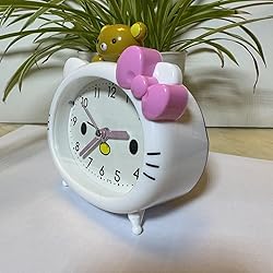 Fuxizest Cute Cat Alarm Clock, Kawaii Alarm
