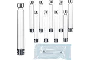 1.5ml Pen Cartridges for Peptide Pen and V1-V2 Pens，10 Pack 1.5cc Peptide Pen Cartridge with 5.8mm Long Stopper, Individually